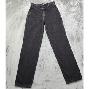 Vintage Wrangler Jeans Womens 15 Juniors Black Silverlake High Rise Bareback